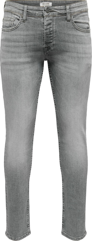 Only & Sons Slimfit Jeans 'Loom' in Grau