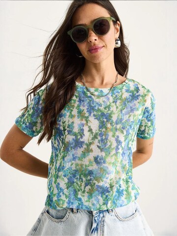 Maglietta di Bianco Lucci in blu: frontale