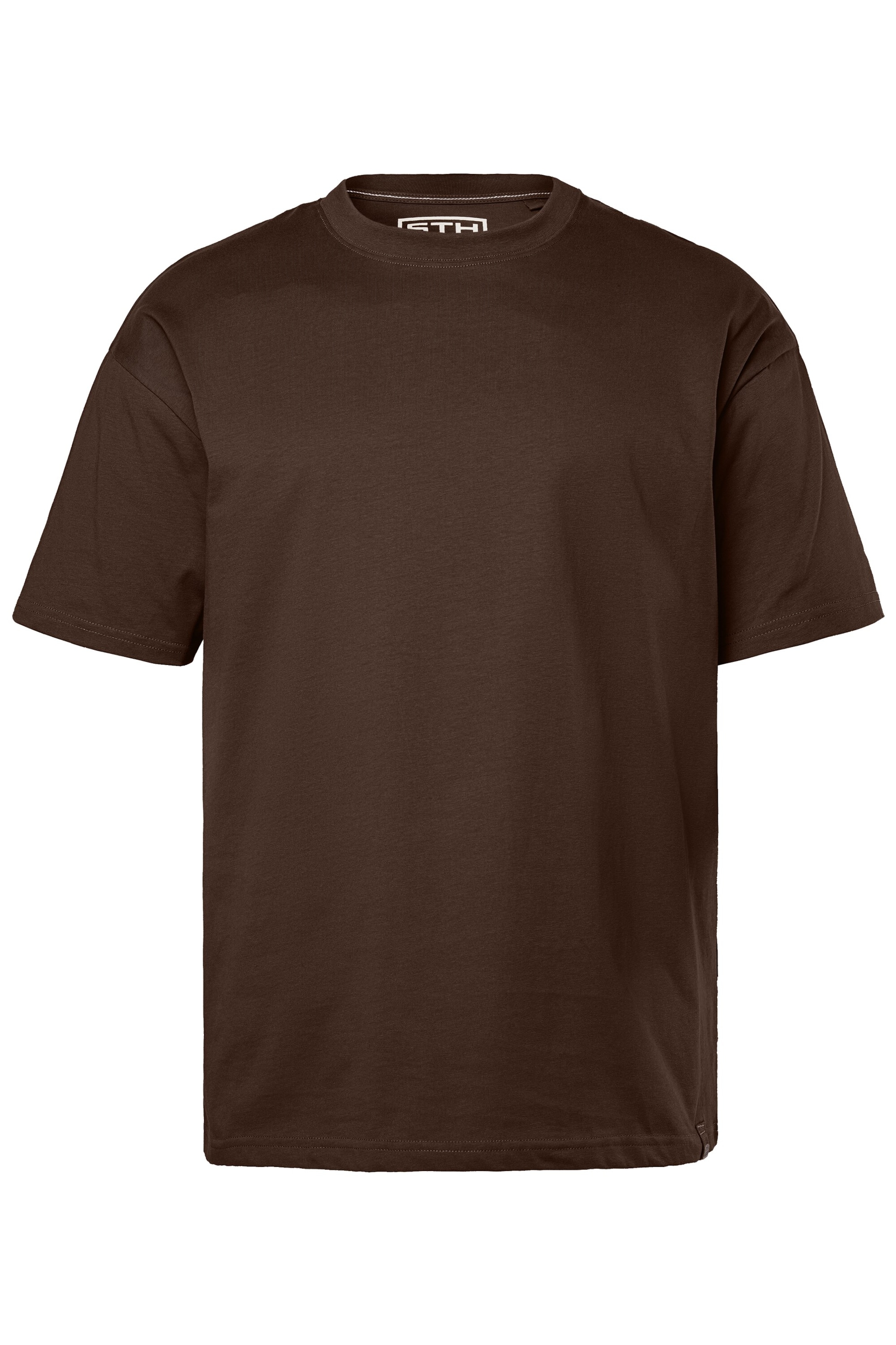 STHUGE T-Shirt in Braun: Vorderseite