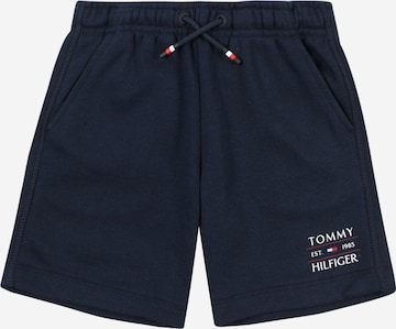 TOMMY HILFIGER Regular Trousers in Blue: front