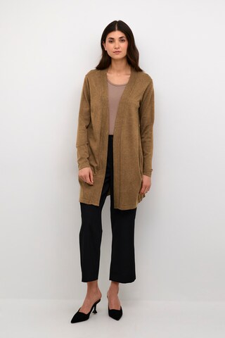 CULTURE Knit cardigan 'Annemarie' in Brown