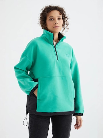 Giacca di pile di Tommy Life in verde