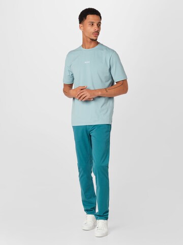 BOSS T-Shirt 'Chup' in Blau