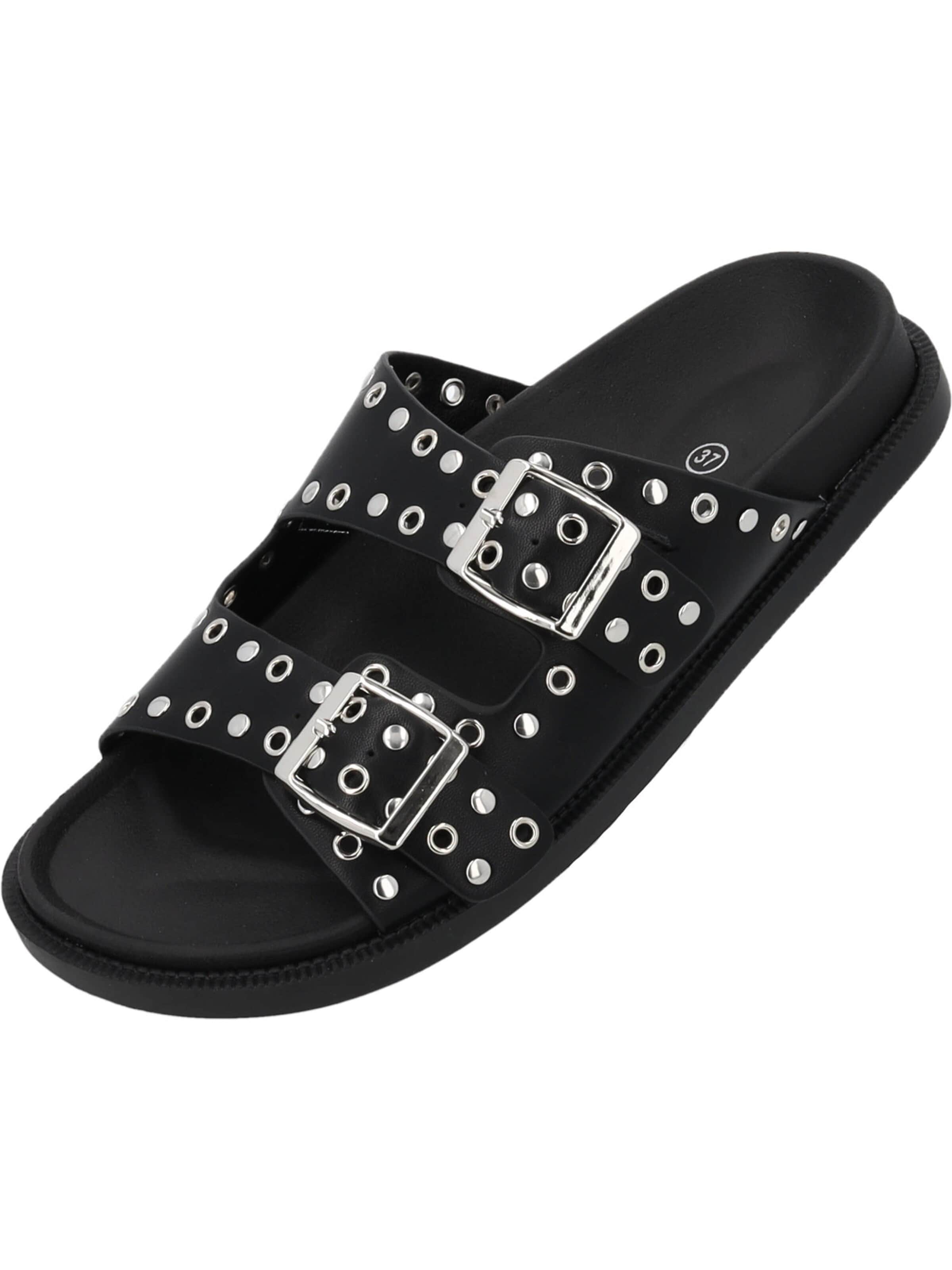 Palado by Sila Sahin Sandal 'Palado Kannur by Sila Sahin' in Black: front