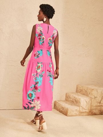 love & roses Dress in Pink