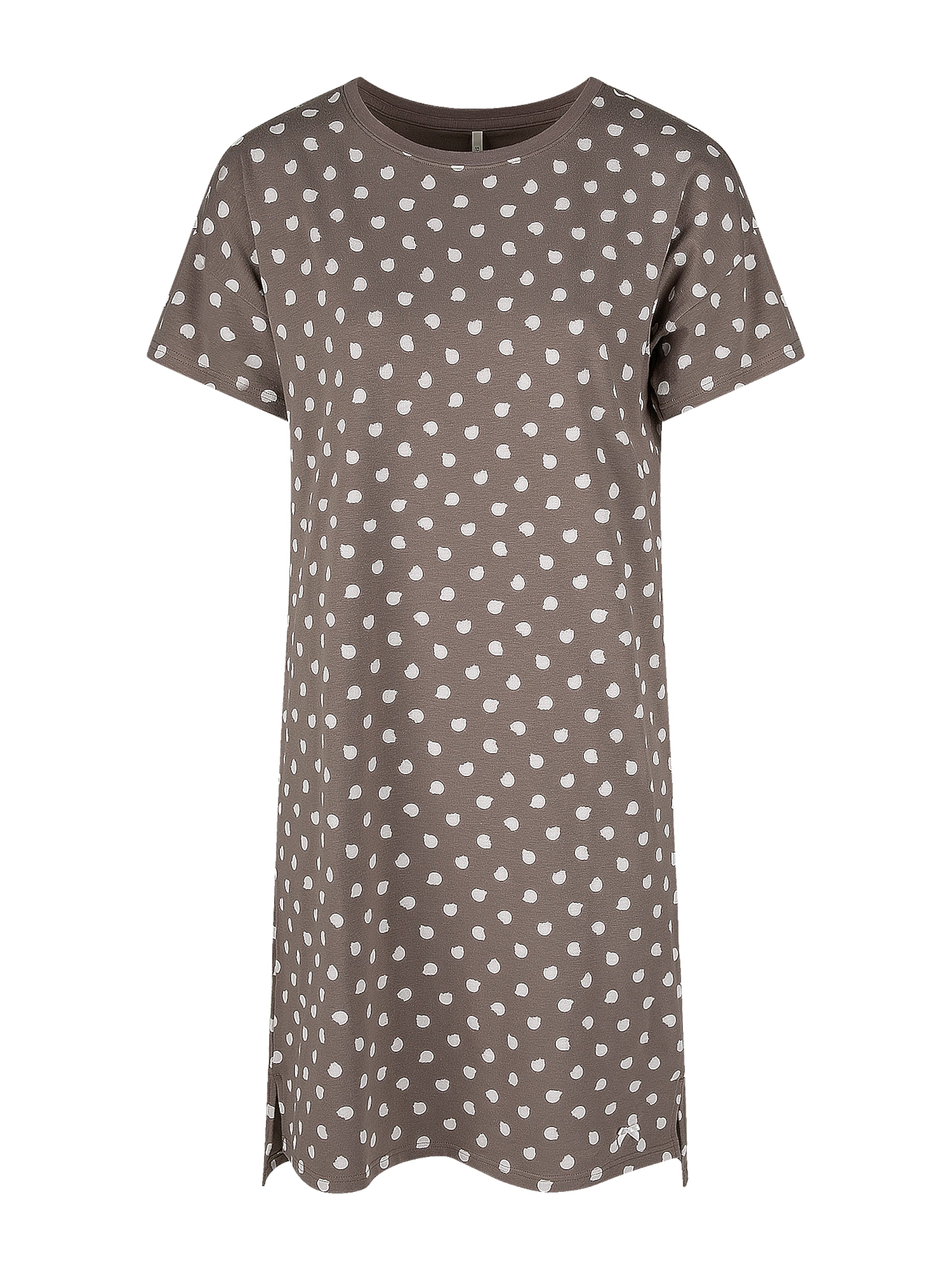 Sanetta Nachthemd in Braun: Vorderseite