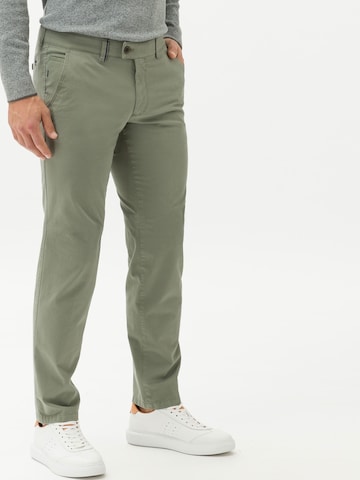 BRAX Regular Chino Pants 'Jim' in Green