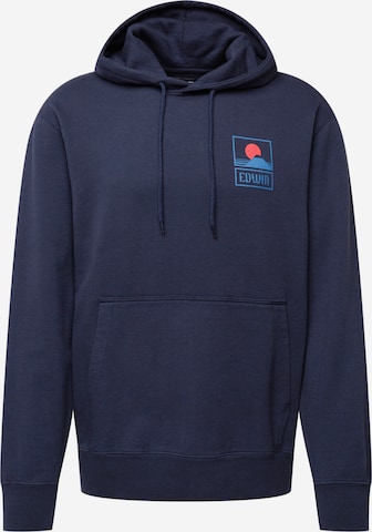 EDWINSweater majica 'Sunset on MT Fuji' - plava boja: prednji dio
