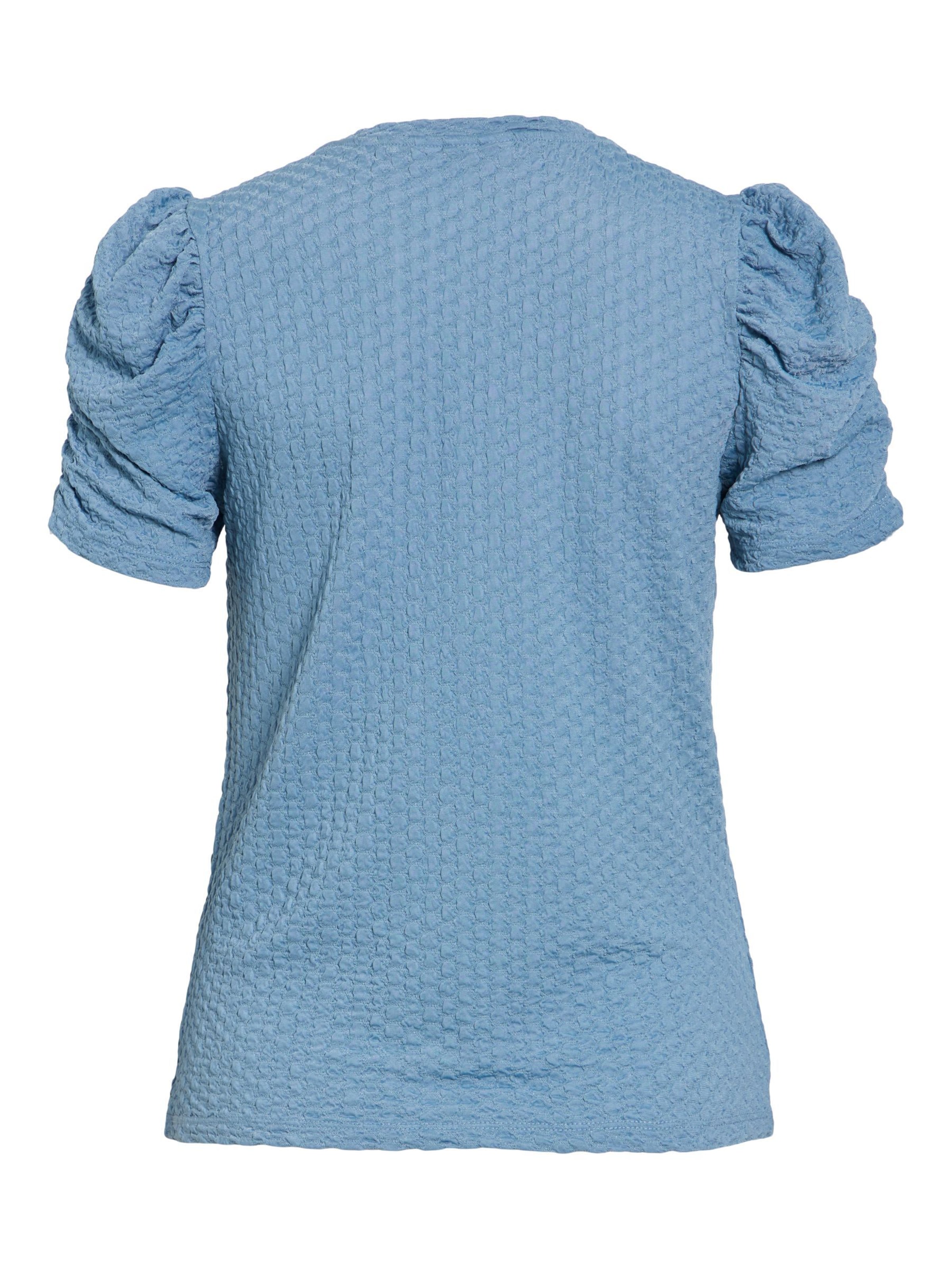 VILA Blouse 'VIAnine' in Blue