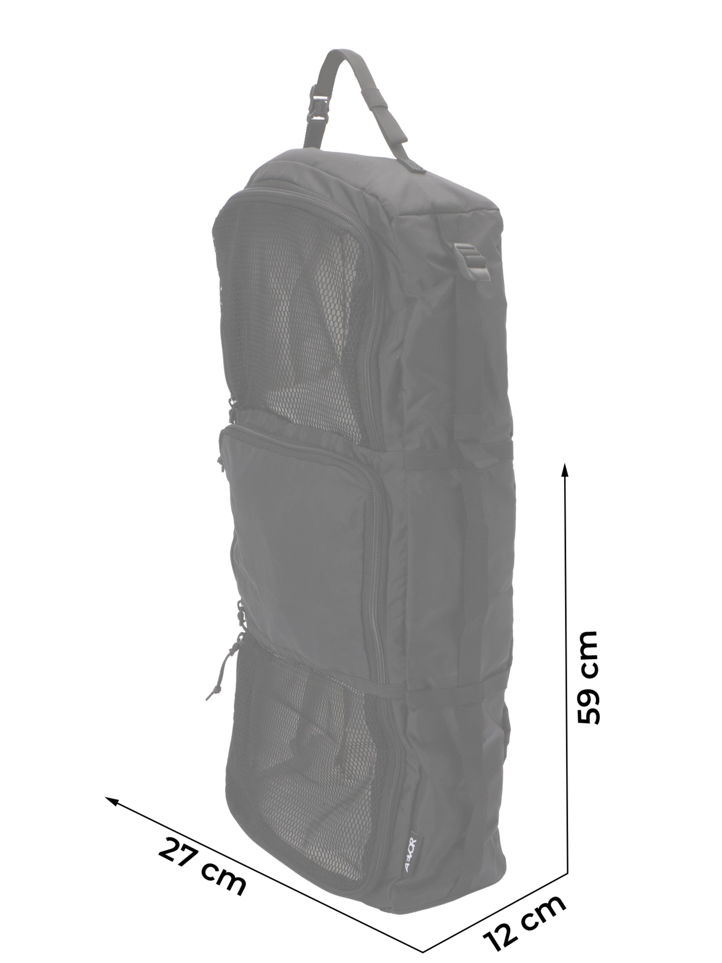 AEVOR Kleidersack 'Travel Trunk' in Schwarz