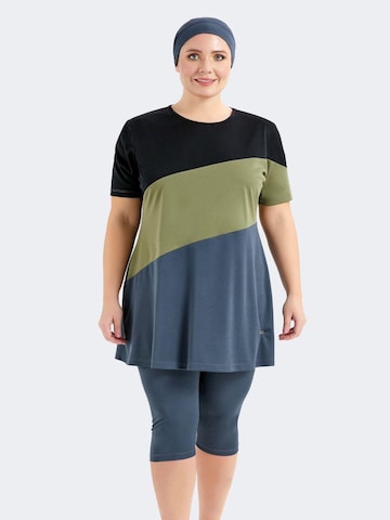 Shorts de bain C&City en bleu : devant