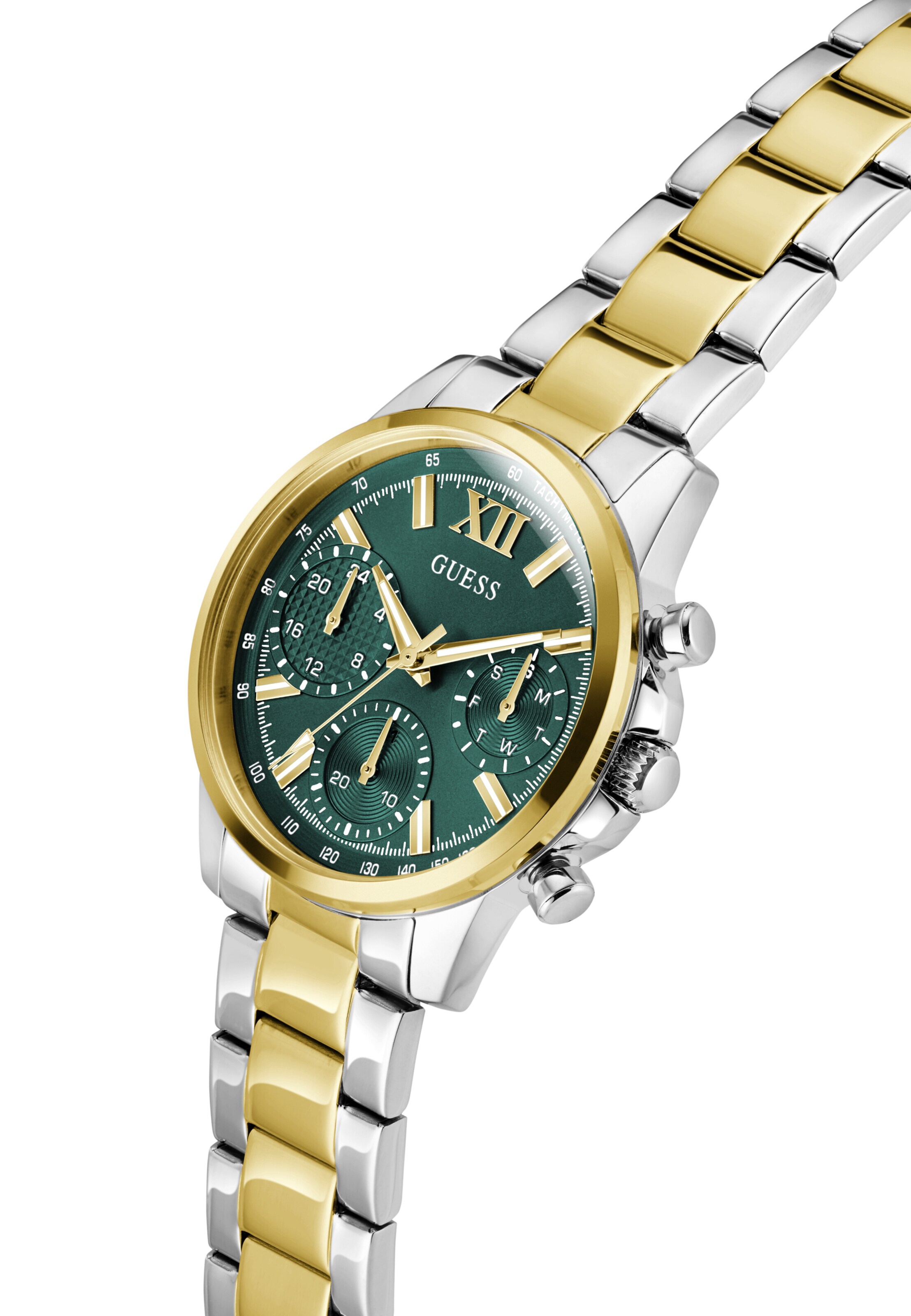 GUESS Analoguhr 'Bailey' in Silber