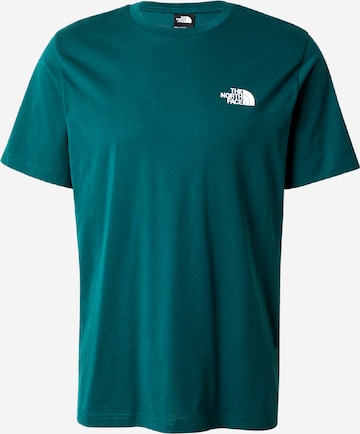 Maglietta 'SIMPLE DOME' di THE NORTH FACE in verde: frontale