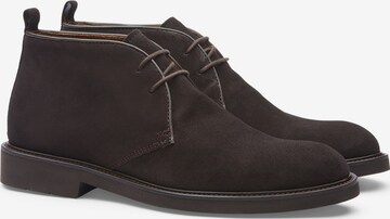 Bottines à lacets 'Baltimore' LOTTUSSE en marron