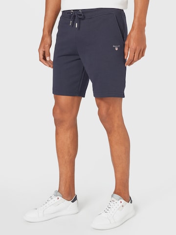 GANT Regular Broek 'Original' in Blauw: voorkant