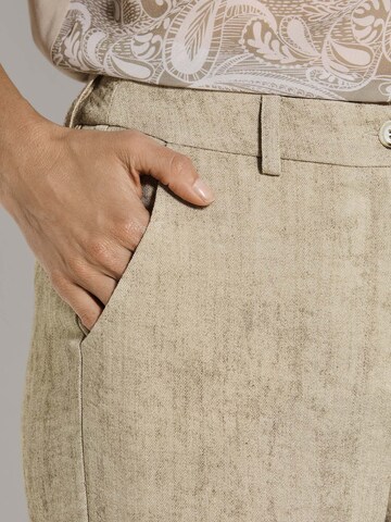 Loosefit Pantalon à plis MADELEINE en marron