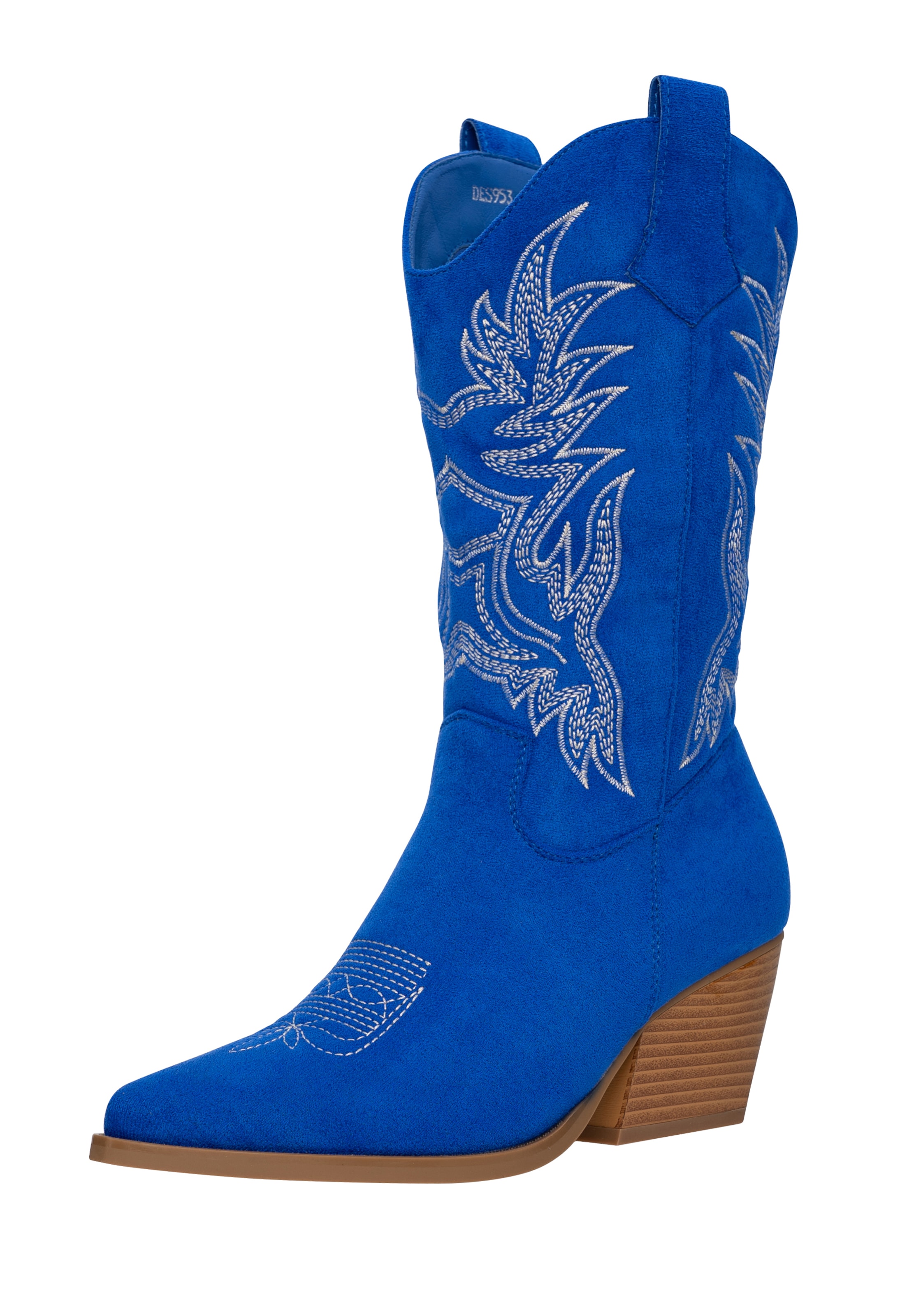 Stivale da cowboy di Salinyang in blu: frontale