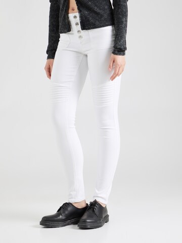 Skinny Jean 'HUSH' ONLY en blanc : devant