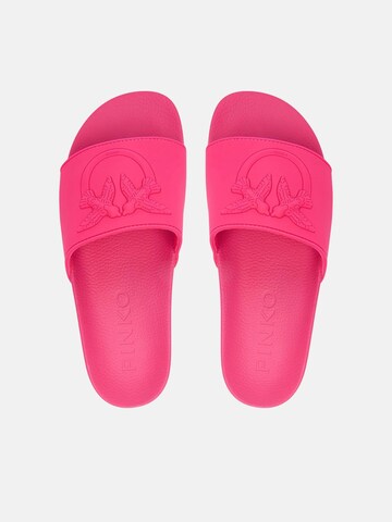 Pantoufle 'PINKO DILLY 01 SLIPPER RUBBERIZED Scarpe' PINKO en rose