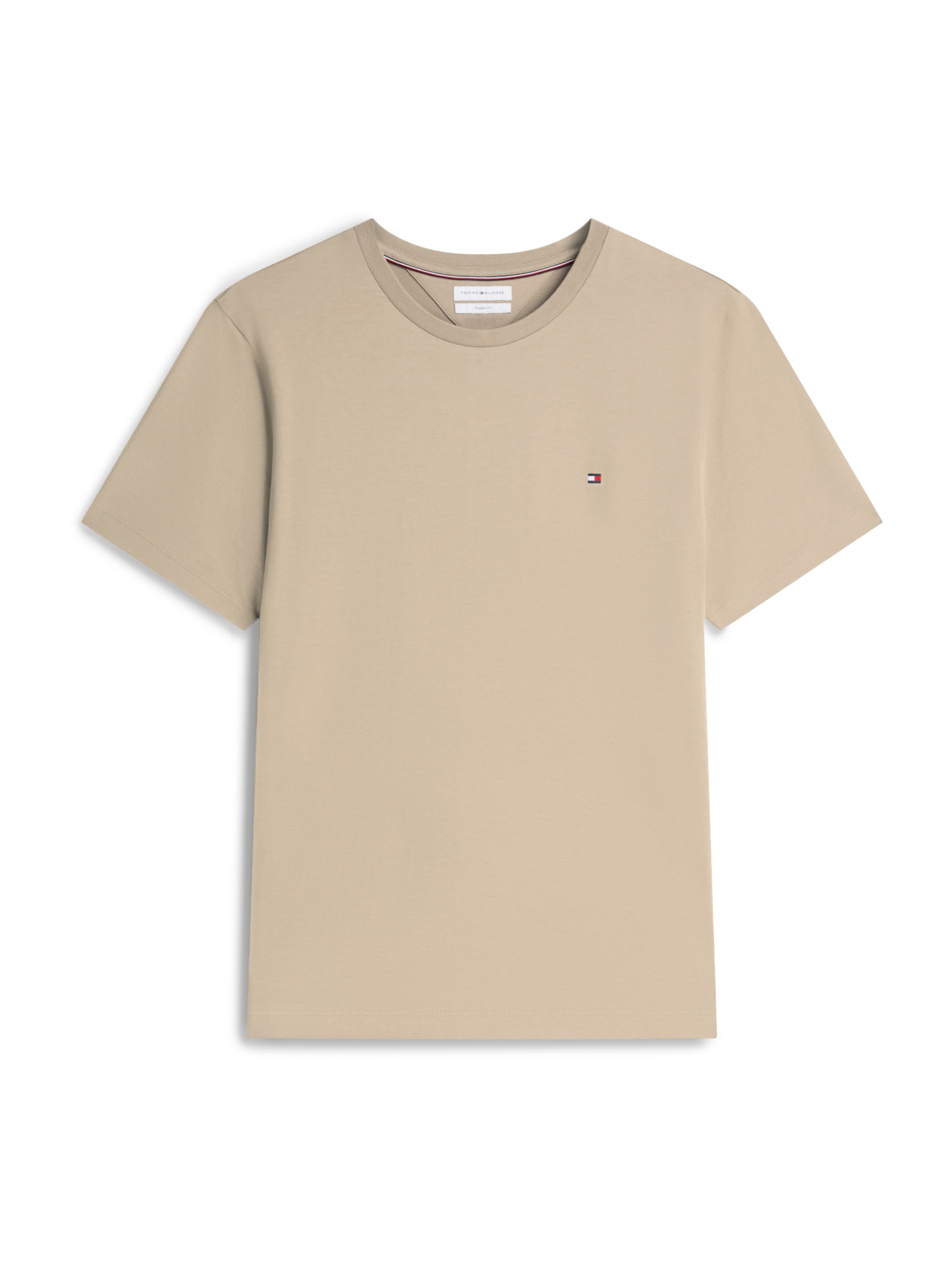 T-Shirt 'ESS SEASONAL' TOMMY HILFIGER en beige : devant