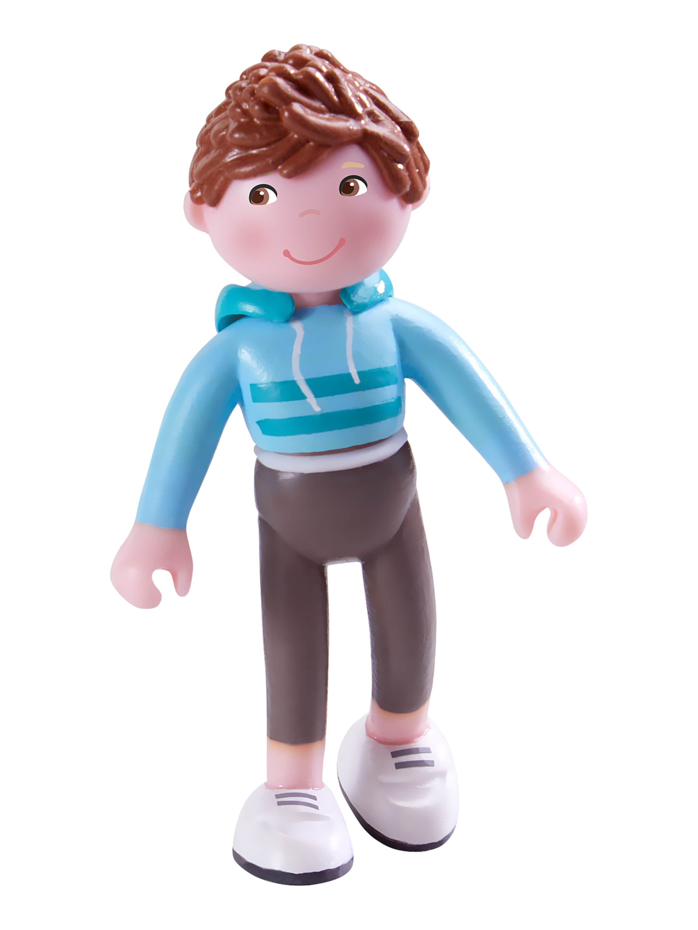 HABA Minipuppe ' Little Friends - Emil ' in Mischfarben: Vorderseite