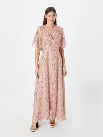 Nasty Gal Вечернее платье в Ярко-розовый: спереди
