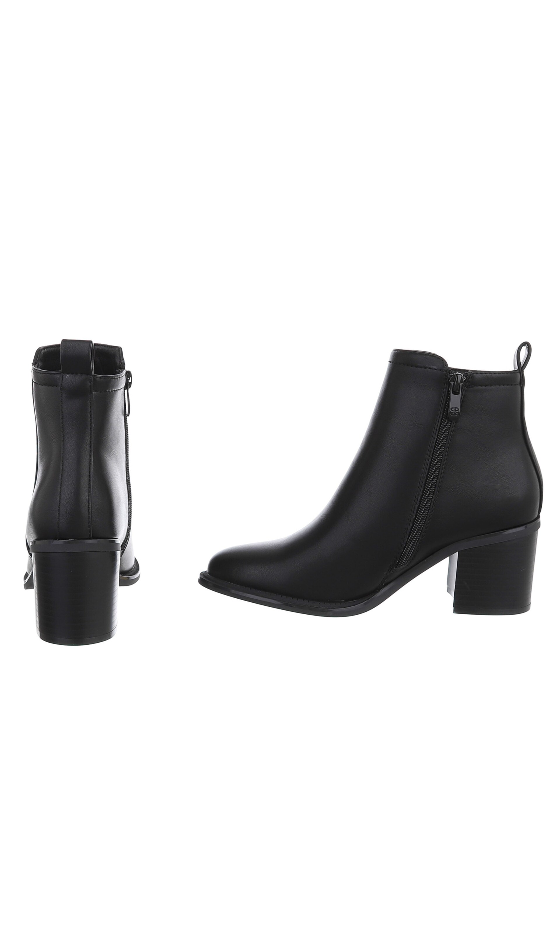 Ital-Design Ankle Boots in Black