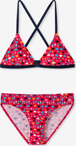 SCHIESSER Bustier-Bikini 'Aqua' in Rot: predná strana