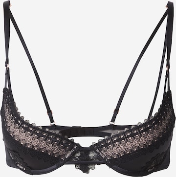 Women' Secret Balconette Bra in Black: front