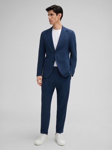 STRELLSON Regular Bandplooibroek 'Lois' in Blauw