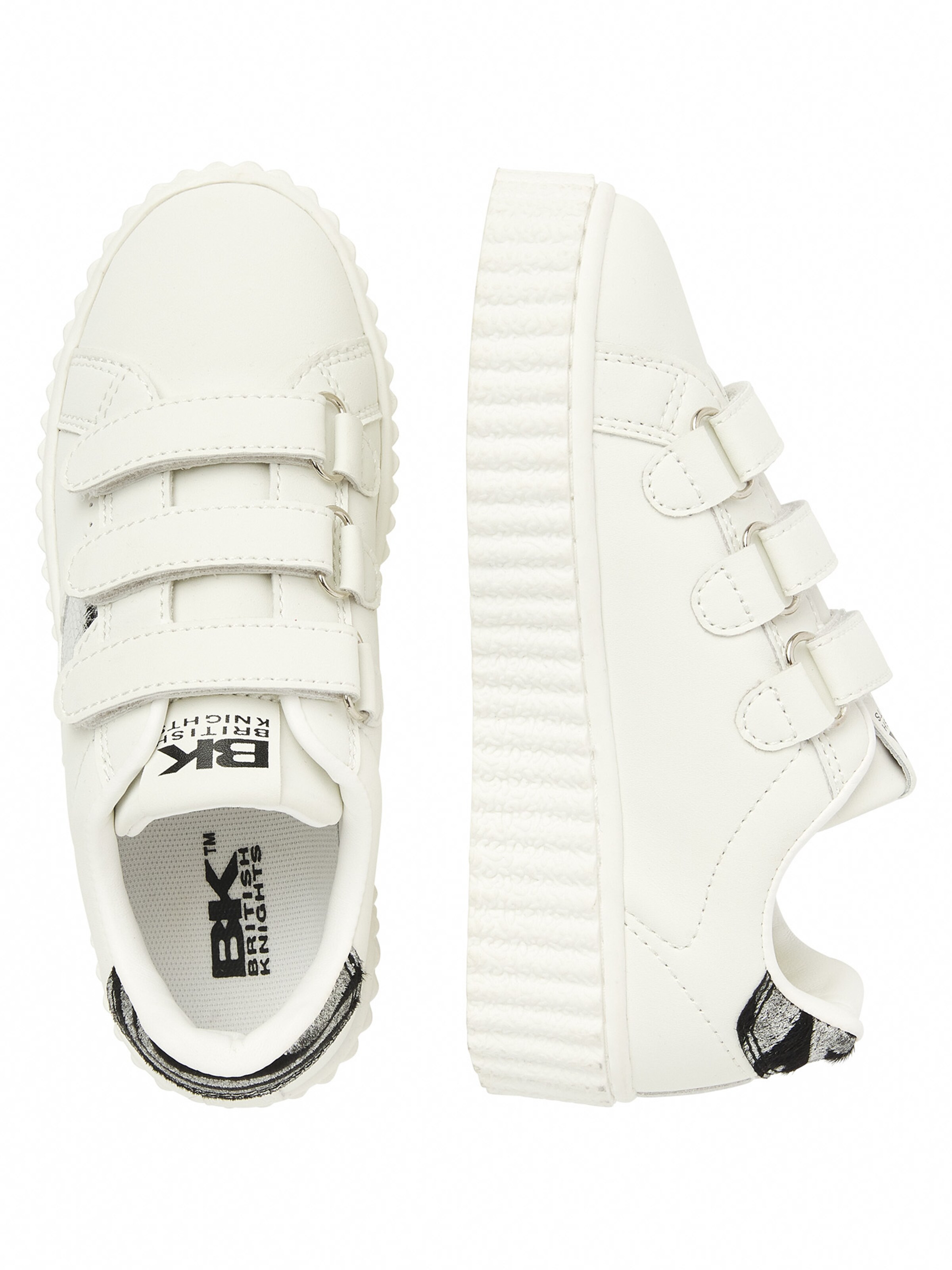 BRITISH KNIGHTS Sneakers 'BLISS VELCRO' in Wit