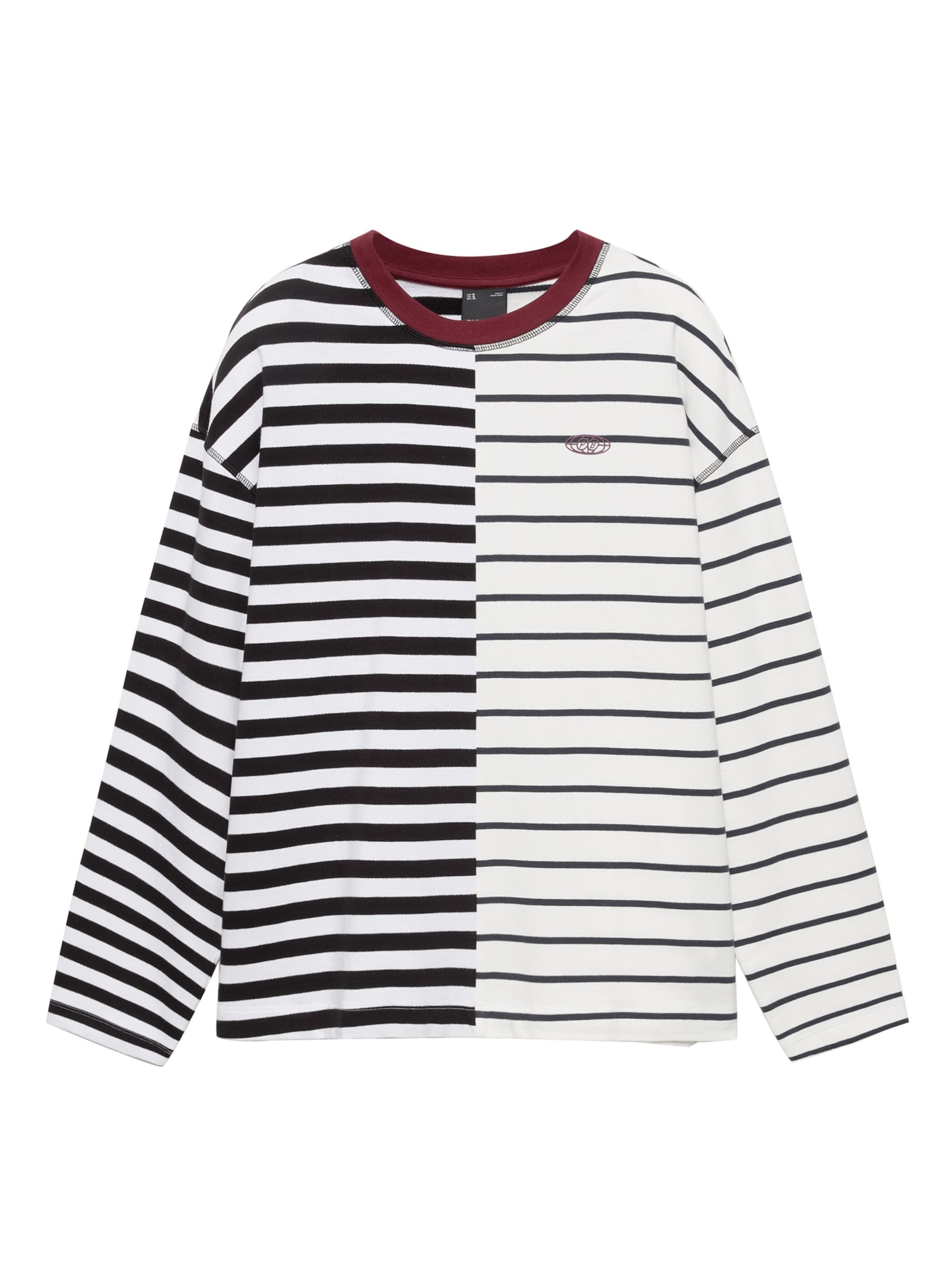 Pull&Bear Shirt in Schwarz: Vorderseite