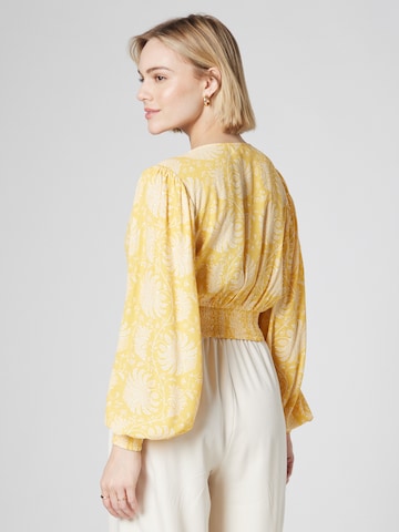 Guido Maria Kretschmer Women Blouse 'Celia' in Yellow: back