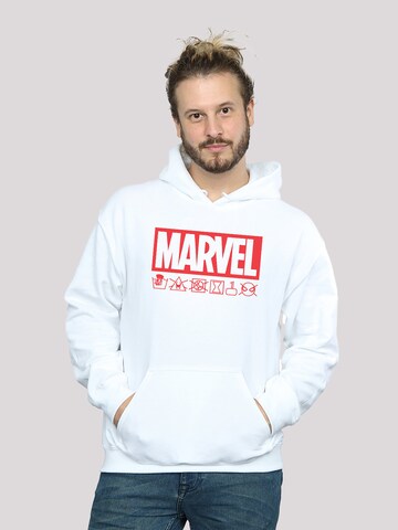 Sweat-shirt F4NT4STIC en blanc : devant