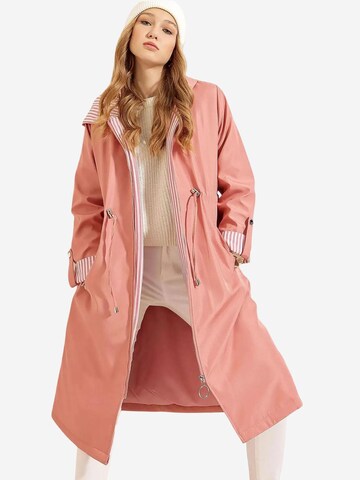 Bigdart Between-seasons coat 'Trenchcoats' in Pink