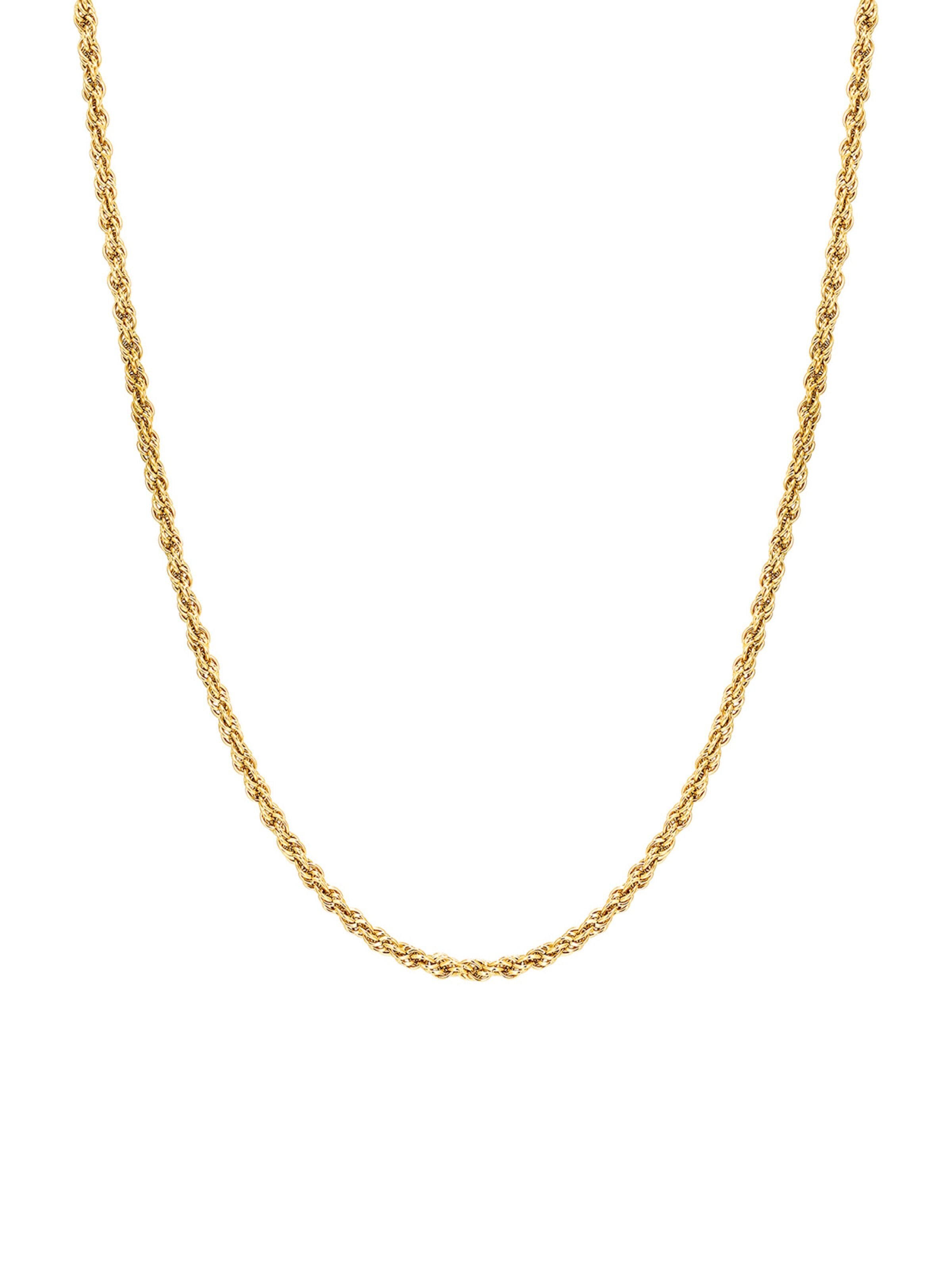 Hey Happiness Kette 'Raw Twist'‌‌‌‌‌ in Gold: Vorderseite
