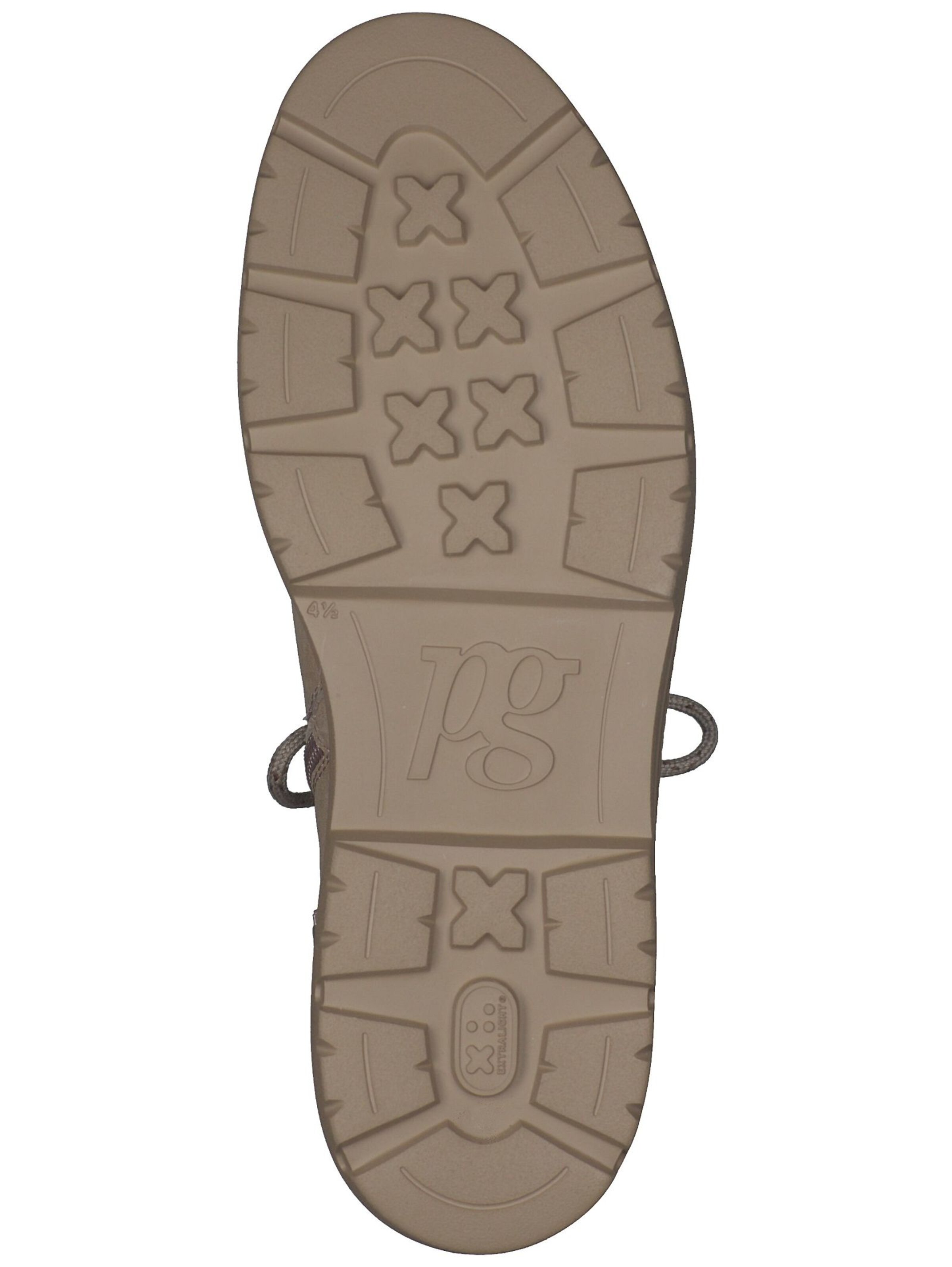 Paul Green Schnürstiefelette in Beige