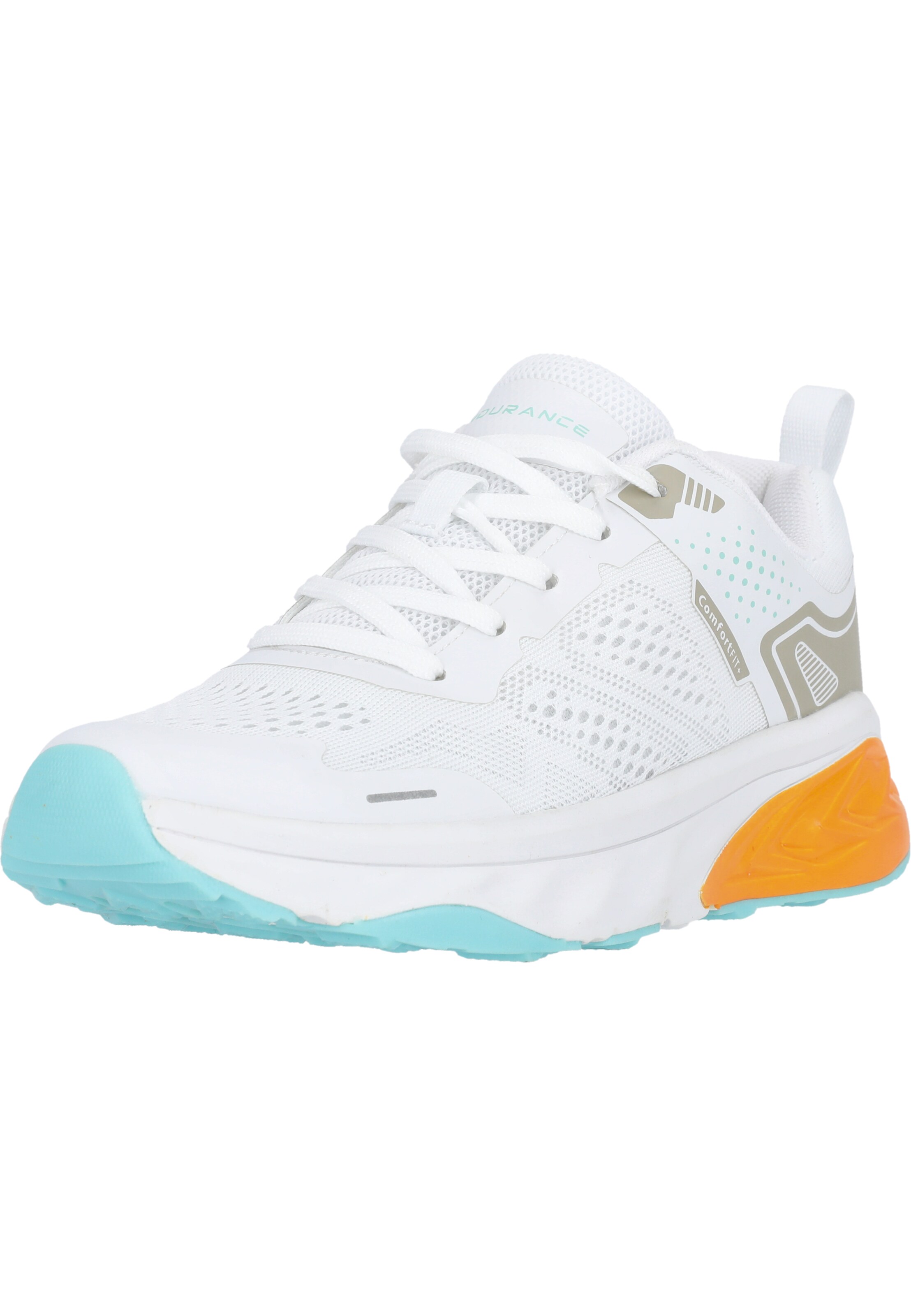 ENDURANCE Sneakers laag 'Whitech' in Wit: voorkant