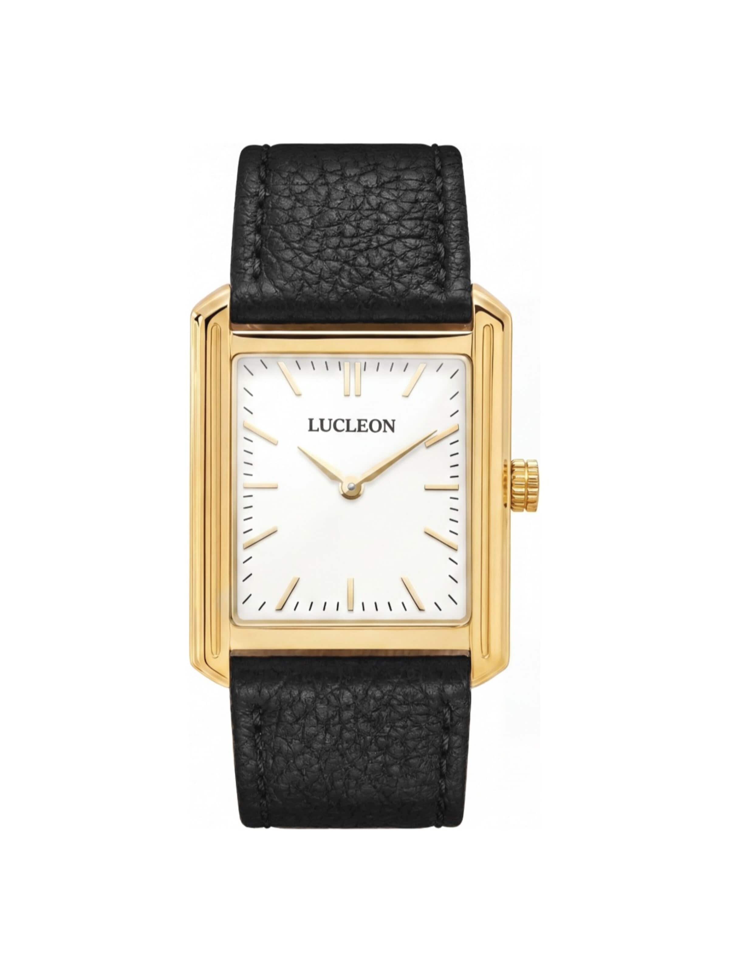 Lucleon Analog Watch 'Legacy' in Gold: front