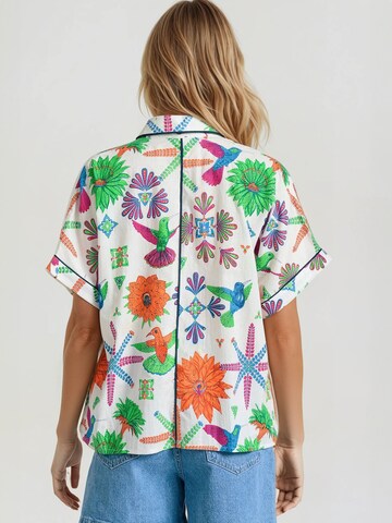 Funky Buddha Blus i blandade färger