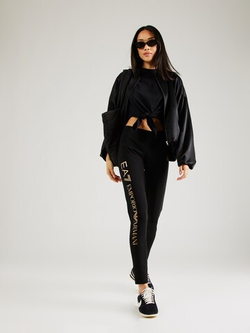 EA7 Emporio Armani Skinny Leggings '8NTP63' in Schwarz