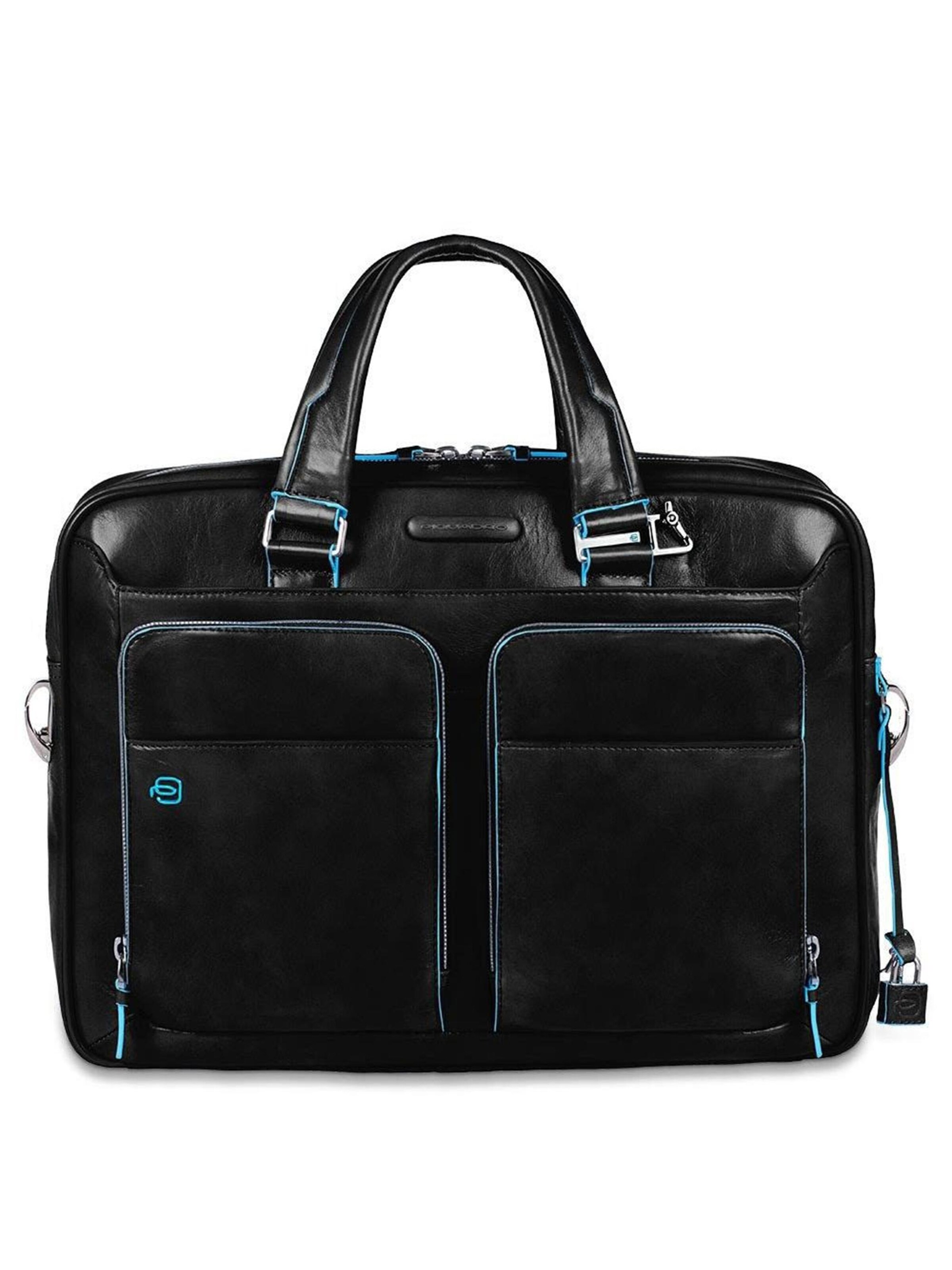 Sac pour appareil photo Piquadro en noir : devant