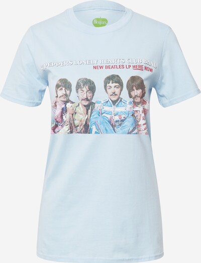 Daisy Street Shirt 'THE BEATLES' in pastellblau / mischfarben, Produktansicht