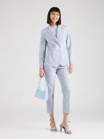 Weekend Max Mara - Regular Calças com vincos 'STARLET' em azul