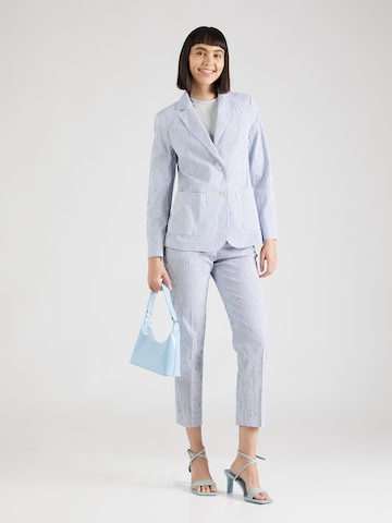 Weekend Max Mara - Regular Calças com vincos 'STARLET' em azul