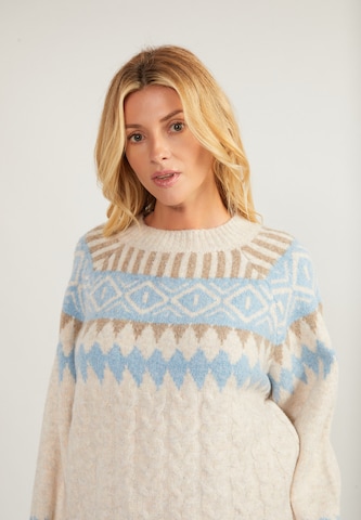 Pull-over 'Lynnea' usha BLUE LABEL en beige