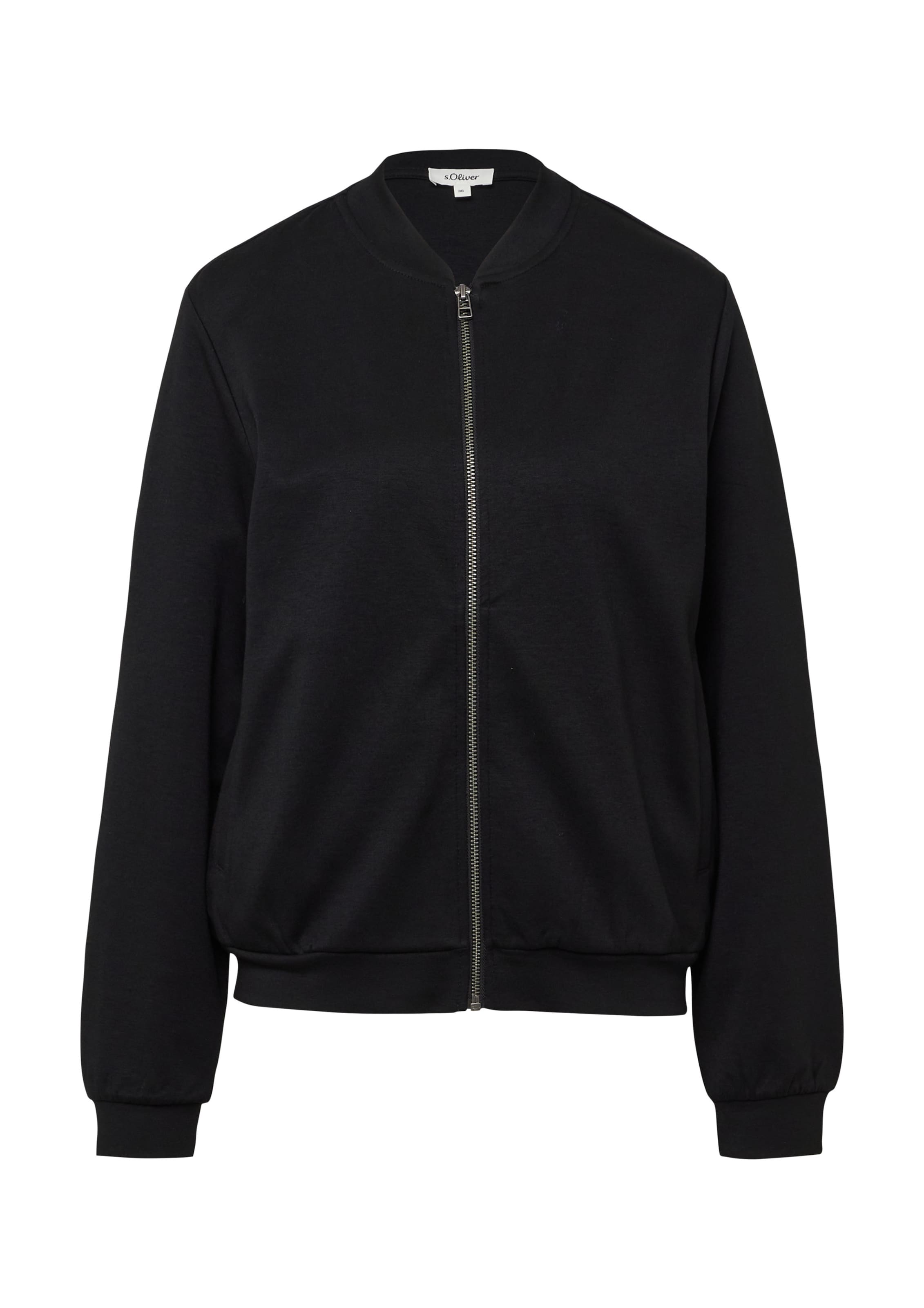 s.Oliver Veste mi-saison en noir, Vue avec produit