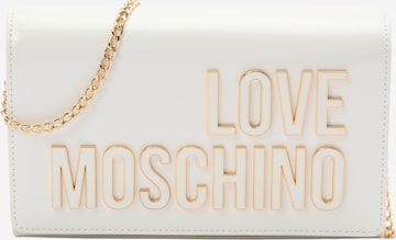 balta Love Moschino Rankinė su ilgu dirželiu 'Smart Daily': priekis