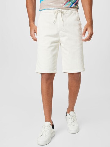 Only & Sons Regular Pants 'LINUS' in White: front