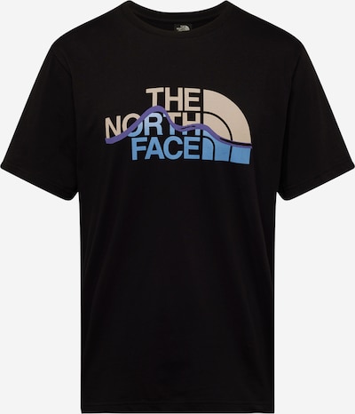 Maglietta 'MOUNTAIN LINE' THE NORTH FACE di colore beige / blu / lilla / nero, Visualizzazione prodotti